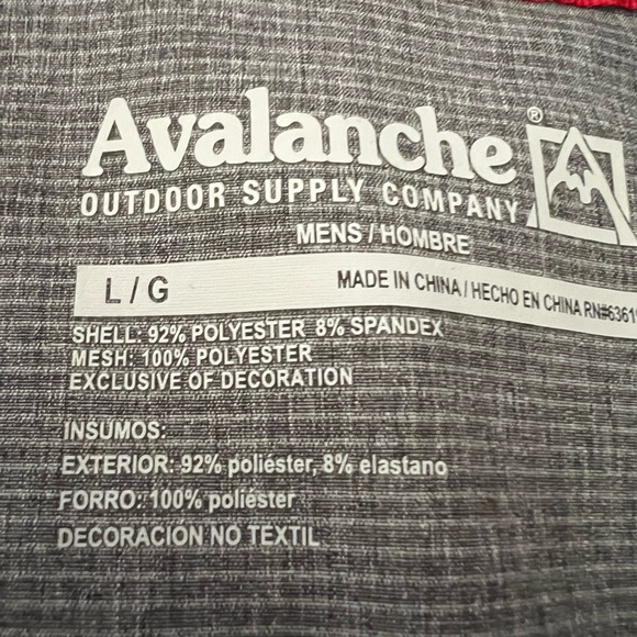 Avalanche Men's Charcoal Button Down Shirt - Picture 4 of 8